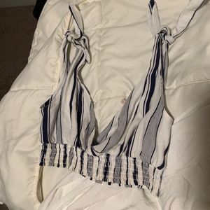 tie shoulder tank top